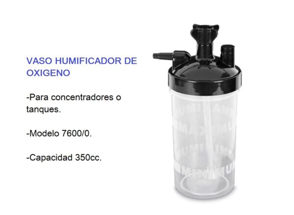 7600-6 Vaso Humidificador de oxigeno