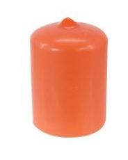 capuchon para varilla protector anaranjado plastico