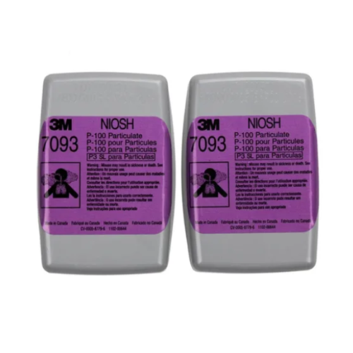 filtros particulas p100 3M 7093 polvos