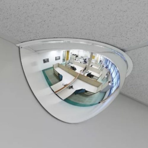 Espejo de seguridad medio domo concavo convexo