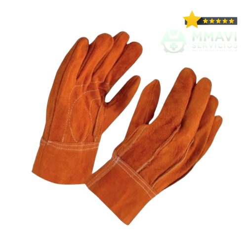Guante de Carnaza para Uso Rudo, Corto, Standar