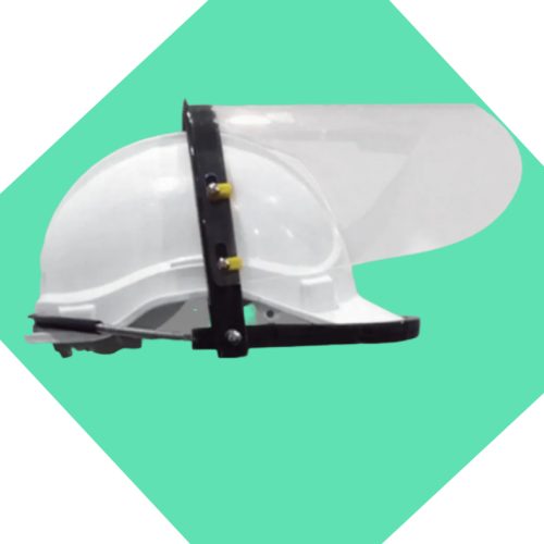 Adaptador para mica protectora en cascos